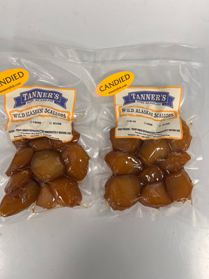 Smoked Candied Scallops