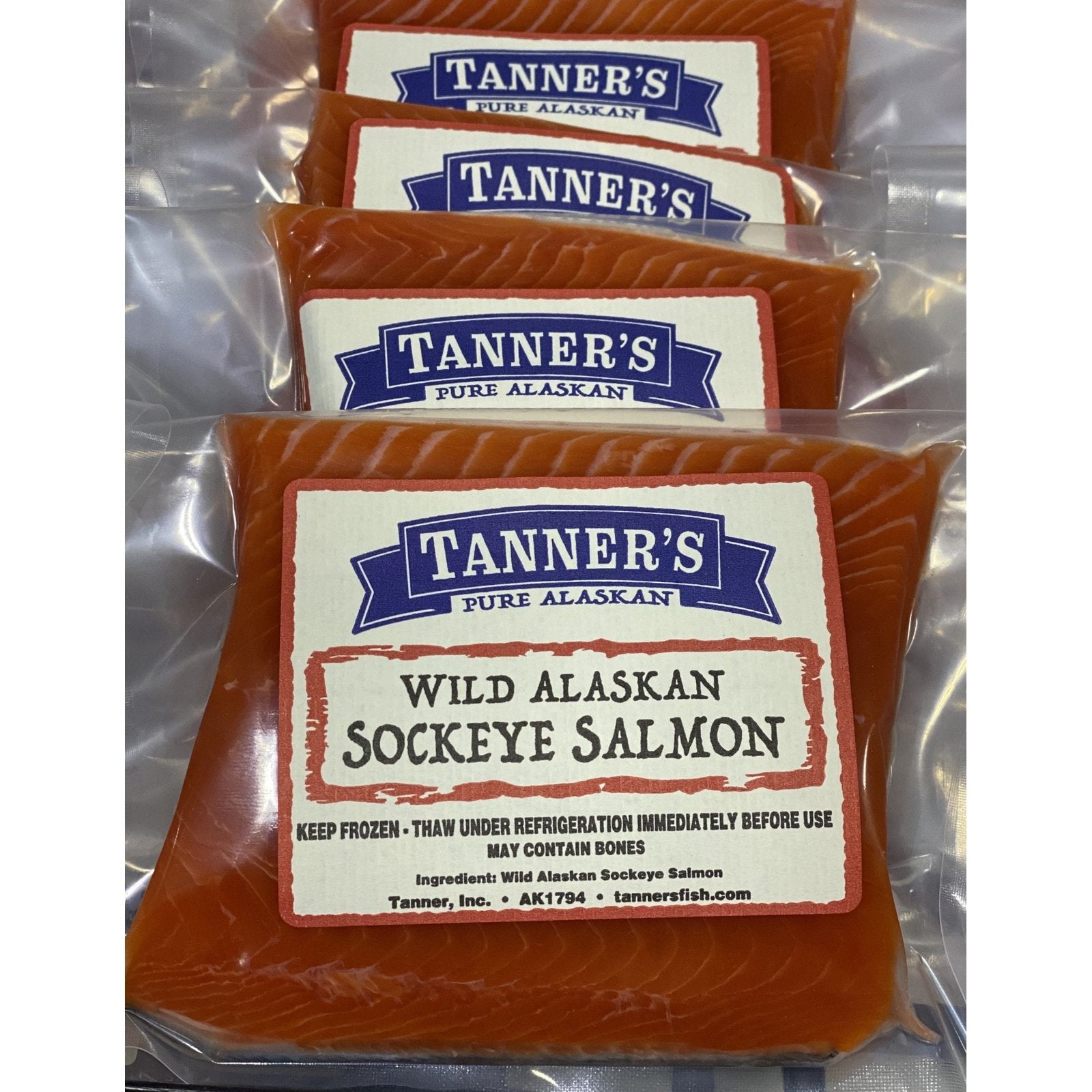 Wild Alaskan Sockeye Salmon Portions, 10 Lb – Salty Peaks Gourmet Meats